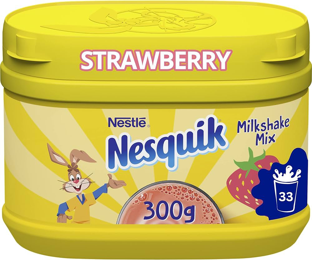Nesquik Milkshake mix Strawberry Для приготування молочних коктейлів з полуничним смаком 300g