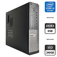 Компьютер Dell OptiPlex 790 Desktop / Intel Core i5-2400 (4 ядра по 3.1 - 3.4 GHz) / 8 GB DDR3 / 240 GB SSD /
