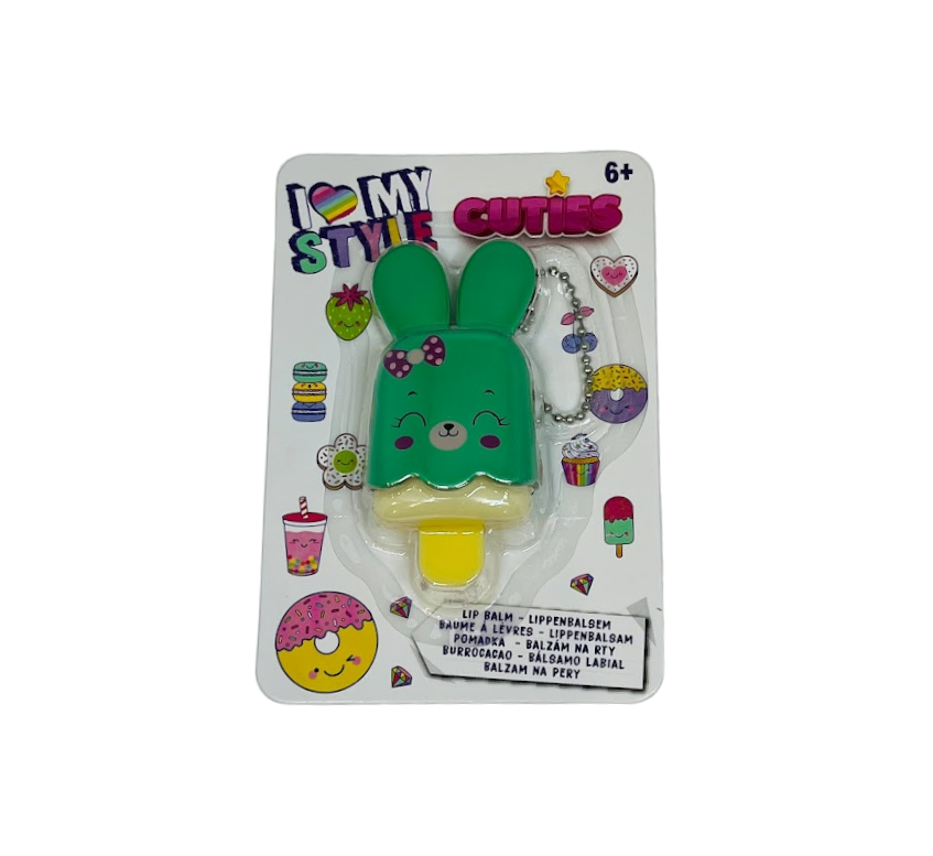Дитячий блиск для губ з підвіскою I Love Style – Cuties - Зайка, арт 018345, 1 шт, Різнокольоровий, фото 1