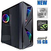 Новый игровой ПК 1stPlayer FIREROSE RGB Tower / Intel Core i3-10100F (4 (8) ядра по 3.6 - 4.3 GHz) / 16 GB