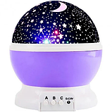 Starmaster повітряна куля нічник із місяцем/світильник місяць для дітей/Активний світ дитячий нічник проєктор, фото 5
