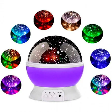 Starmaster повітряна куля нічник із місяцем/світильник місяць для дітей/Активний світ дитячий нічник проєктор, фото 1