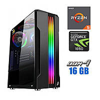Новый игровой ПК Tower / AMD Ryzen 5 4500 (6 (12) ядер по 3.6 - 4.1 GHz) / 16 GB DDR4 / 500 GB SSD M.2 /