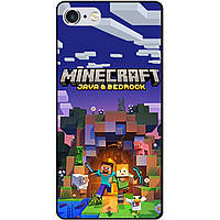 Силиконовый чехол бампер для Iphone 6 с картинкой Майнкрафт Minecraft