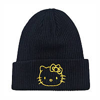 Черная шапка Hello Kitty женская, аниме, для девочки /FS-2219