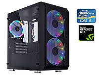 Игровой ПК Qube Neptune Tower / Intel Core i5-11400F (6 (12) ядер по 2.6 - 4.4 GHz) / 16 GB DDR4 / 1000 GB SSD