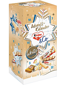 Адвент Календар Kinder Co Advents Kalender White Edition 24s 263g