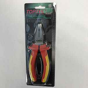 Пасатижі електрика 6" ізольовані 1000V VDE TOPTUL DGCA2206, фото 3