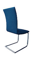 Безразмерный чехол для стула универсальный синего цвета