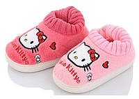 Тапочки детские с задником Hello Kitty, домашние мягкие, 24/25 (14 см), 26/27 (15 см), 28/29 (16 см)