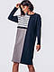 Лаконічна сукня на кожен день з комбінації тканин ( 2 кольори) - фото 1 - id-p2011325307