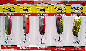Блешня коливалка Columbia-Williams Wabler W50 7гр 55мм Набір 5шт