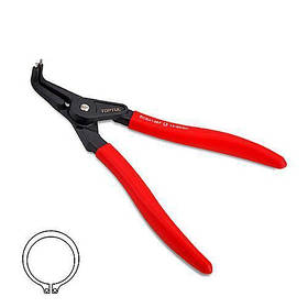 Круглогубці для зняття стопорних кілець 9" (розтискання загнуті) посилені TOPTUL DCBA1309