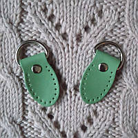 Бічні елементи для сумки "Ранька". Фісташка