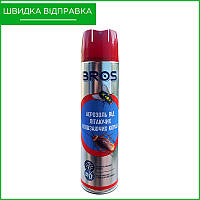 Аэрозоль (400 мл) для уничтожения тараканов, муравьев, блох, прусаков, ос, мух и моли, от BROS, Польша