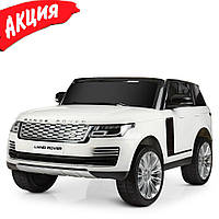 Детский электромобиль Bambi M 4175EBLR-1 Land Rover джип аккумуляторный на пульте двухместный Белый mgr