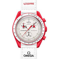 Наручные часы Swatch X Omega MoonSwatch Mission to Mars (SO33R100)