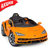 Детский электромобиль Bambi M4319EBLRS-7 Lamborghini аккумуляторный на пульте одноместный Оранжевый mgr