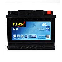 Аккумулятор автомобильный FULMEN Start-Stop EFB (L2) 60Аh 640A R+