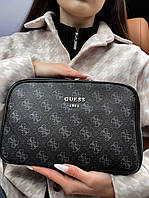 Женская стильная стильная сумка Гесс черная Guess Black искуственная кожа