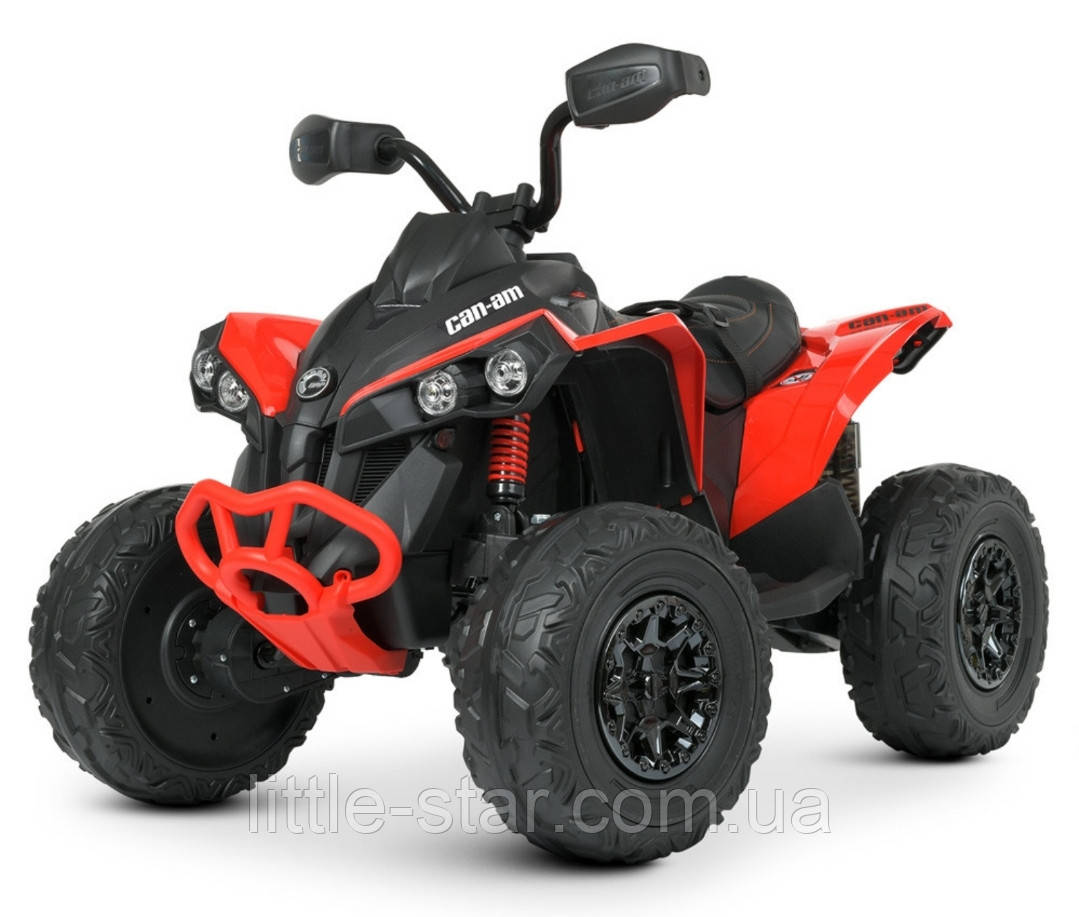 Дитячий квадроцикл M 5001EBLR-3, 4G, 4мотори35W, 1акум12V10Ah, EVA, шкіра, червоний