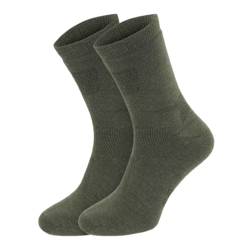 Трекінгові шкарпетки Mil-Tec Merino 2 пари Olive (13006301) розм.39-41,42-43,44-45,46-48