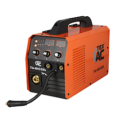 Професійний зварювальний напівавтомат TEX.AC ТА-MIG280 : 7.6 кВт, 40-280А, дріт 0.6-1.2 мм,електроди 1.6-5 мм, рукав 3 м