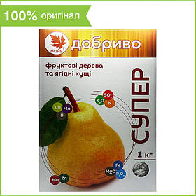 "Супер Добриво": осіння підкормка для плодово-ягідних культур та троянд (1 кг), від Nova Minerals, Польща