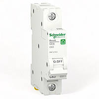 Автоматичний вимикач RESI9 Schneider Electric 63А 1П З 6кА