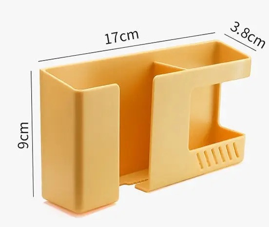 Підвісний органайзер тримач для смартфона пульта настінний бежевий, фото 1