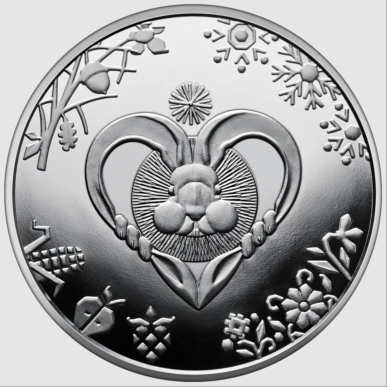 Монета НБУ "Рік Кота (Кролика)". 2022 рік, нейзильбер. 5 гривень.