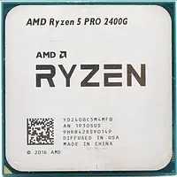 Процессор AMD Ryzen 5 PRO 2400G (YD240BC5M4MFB)