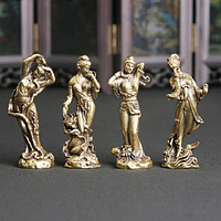 Оригінальний Креативний кишенькові фігурки мініатюрні настільні фігурки Чотири красуні в давньому Китаї