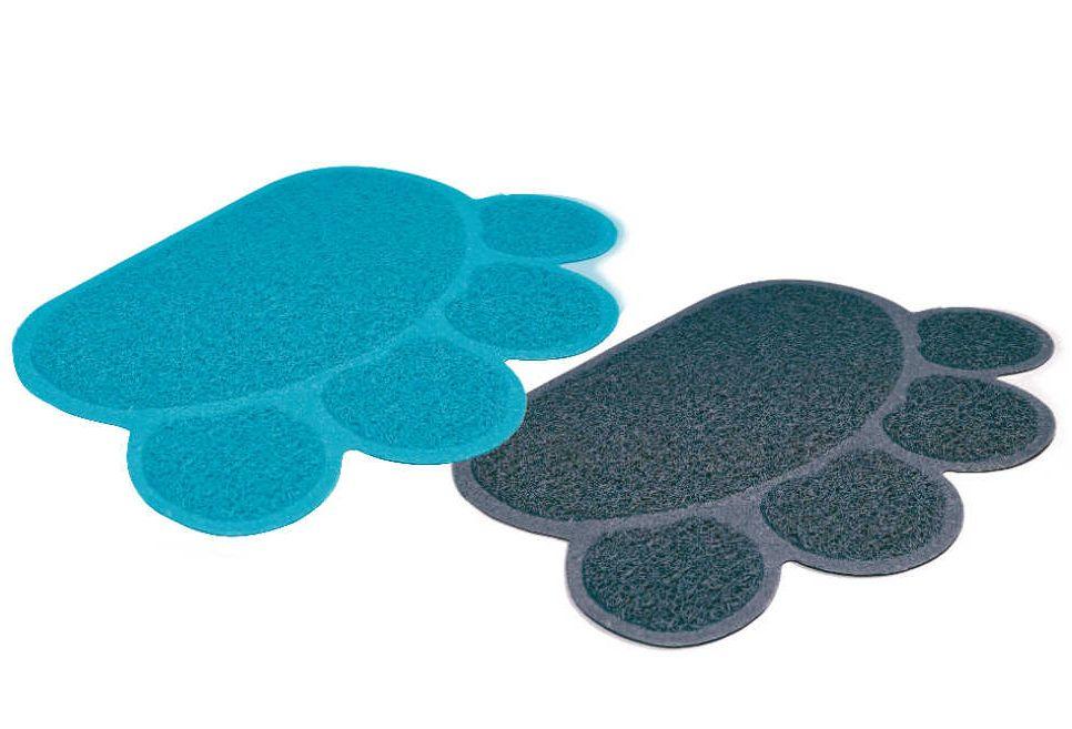 Килимок Лапка Croci Matty 40*30 см під туалет для котів, колір сірий або синій, ціна за один килимок (C6028325), фото 1