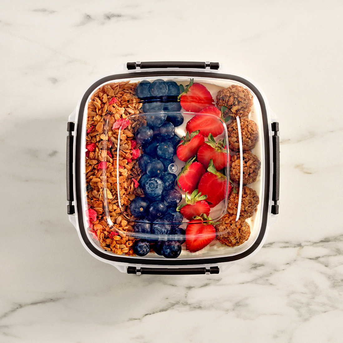 Великий квадратний харчовий контейнер 3,75л 30806 Dunya