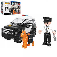 Конструктор Полиция 91 деталь Детский конструктор Limo Toy Конструктор для детей полицейский