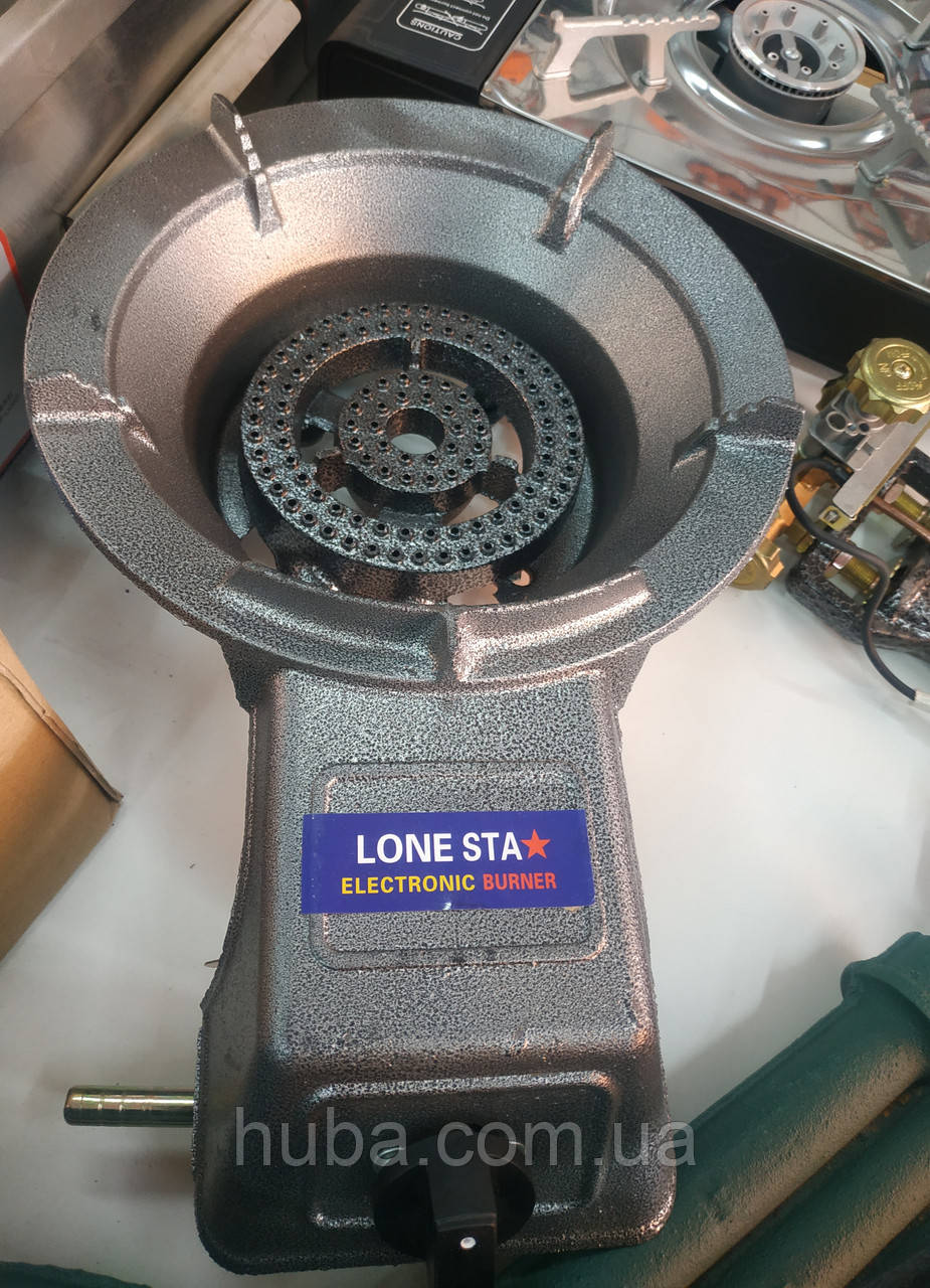 Потужна чавунна газова плита - пальник LONE STA 7.5 kB з п'єзо-підпалом