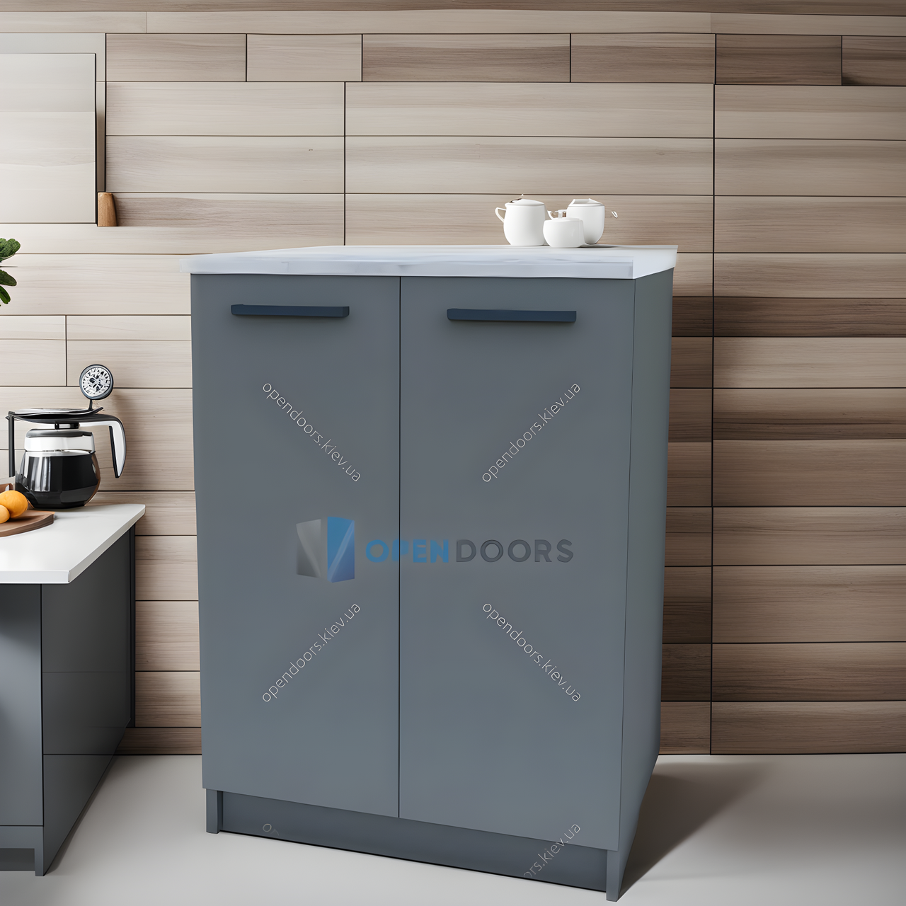 Сучасний кухонний модуль МП13 Opendoors Нижній модуль на кухню Тумба нижня 600 мм. без стільниці