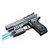 Детский игрушечный пистолет на пульках с фонариком и лазерным прицелом № SP-1G+