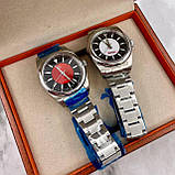 Механічний з автопідзаводом водонепроникний (20ATM) годинник для дайвінгу Pagani Design PD-1764 Silver-Red, фото 4