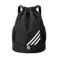 Рюкзак спортивний Tongkou Bag 361245 чорний