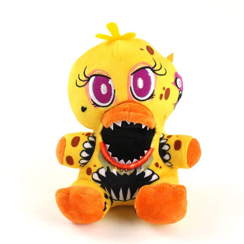 М'яка іграшка брелок Кошмарна Чика Twisted Chica 5 ночей з Фредді FNAF 16 см, фото 1