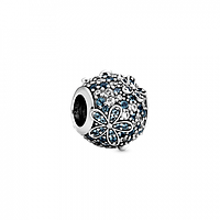 Срібна намистина Pandora Сині маргаритки 798797C01