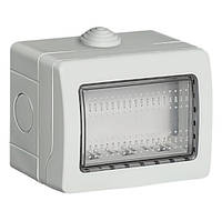 Монтажная коробка влагозащищенная IP55, 3-модуля, Серый, Legrand Bticino LivingLight 24503