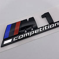 Эмблема (логотип) M Power BMW шильдик на багажник БМВ M 1 m competition