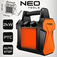 Керамический электрический нагреватель PTC, 2 кВт NEO 90-060