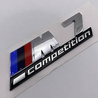 Эмблема (логотип) M Power BMW шильдик на багажник БМВ M7 m 7 competition