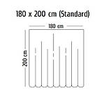Штора для душу тканинна Міранда Camomile180 х 200 см, фото 7
