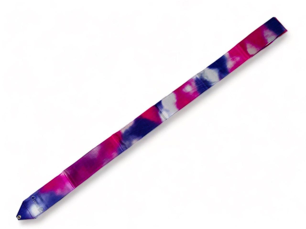 Стрічка для гімнастики Tie Dye Ribbon (5m) Chacott FIG col. 372 Lilac