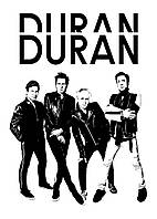 Duran Duran - это британская поп- и нью-вейв группа) постер